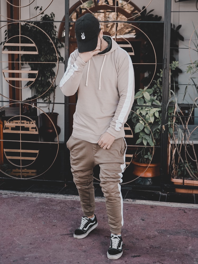 Tracksuit Set in Beige